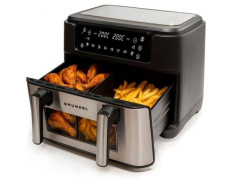 Freidora por Aire Airfryer Grunkel Dualflexifryer 2800W - Sin Aceite - Capacidad 10L