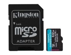 Tarjeta de Memoria Kingston CANVAS Go! Plus 512GB microSD XC con Adaptador/ Clase 10
