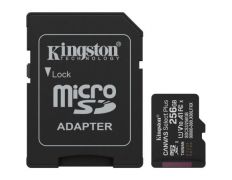 Tarjeta de Memoria Kingston CANVAS Select Plus 256GB microSD XC con Adaptador/ Clase 10