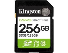 Tarjeta de Memoria Kingston CANVAS Select Plus 256GB SD XC/ Clase 10