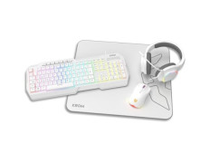 Kit Gaming Krom Kenta: Teclado RGB, Ratón, Alfombrilla y Auriculares