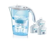 Pack Jarra Filtrante Laica Stream Line Blanca 2.3L