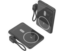 Powerbank Leotec LEPOWW20W5K 5000mAh Wireless Negra 20W
