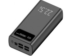 POWER BANK 30000mAh 22.5W NEGRO LEOTEC - Negra