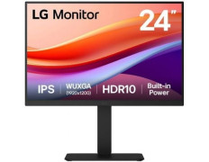 Monitor Profesional LG 24BA55W-B 24" WUXGA Multimedia Regulable en altura