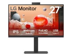 Monitor Profesional LG 27BA850-B Full HD 27" con Webcam y Multimedia Regulable en Altura