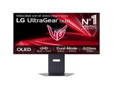 Monitor Gaming LG UltraGear UltraPanorámico 32" 4K OLED Regulable en Altura 330Hz 0.03ms