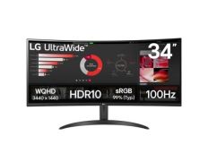 Monitor Profesional Ultrapanorámico Curvo LG 34WR50QK-B 34" WQHD