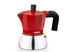 Cafetera Monix Induction Inox Italiana 6 Tazas