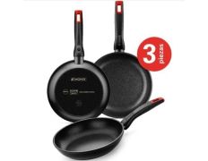 Pack 3 Sartenes Monix Hermanos Torres Aluminio Forjado Ø18cm/Ø22cm/Ø26cm