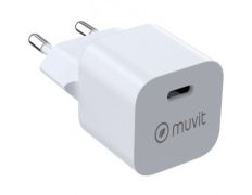 Cargador de Pared Muvit For Change Tipo-C 1xUSB - Mejor para Smartphones