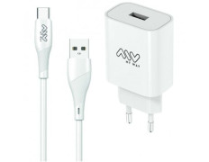 Cargador de Pared MYWAY con Cable USB Tipo-C - Modelo MYWEPAK0002 - 1xUSB
