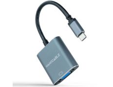 Conversor Nanocable USB Tipo-C Macho a VGA Hembra 10cm - NANO CABLE