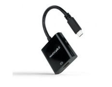 Conversor Nanocable USB Tipo-C a HDMI 15cm - Macho a Hembra