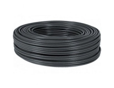 BOBINA CABLE DE RED RJ45 CAT6 UTP RIGIDO AWG24 IMPERMEABLE EXT 305M NANOCABLE - Negro