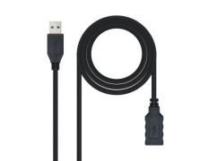 Cable Alargador USB 3.0 Nanocable - Macho a Hembra - 3m
