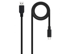 Cable USB Tipo-C Nanocable 2.0 Macho a Macho 480Mbps 1.5m