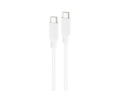 Cable USB 2.0 Tipo-C Nanocable 10.01.2301-L150-W/ USB Tipo-C Macho - USB Tipo-C Macho/ 480Mbps/ 1.5m - Blanco