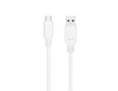 Cable USB Tipo-C 3.1 Nanocable 10.01.4001-W - USB Tipo-C Macho a USB Macho 10Gbps 1m