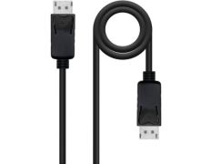 Cable DisplayPort 1.4 8K Nanocable - DisplayPort Macho a DisplayPort Macho 2m Certificado