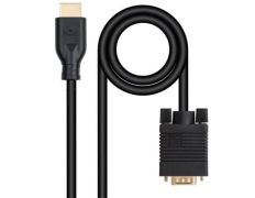 Cable Conversor Nanocable VGA Macho a HDMI 8K Macho 1.8m