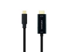 Cable Conversor Nanocable USB Tipo-C Macho a HDMI Macho 3m
