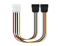 Cable Duplicador de Alimentación Nanocable Molex Macho - 2x SATA Hembra 10.19.0101-OEM