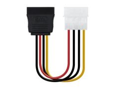 Cable de Alimentación SATA Nanocable - Molex Macho a SATA Hembra