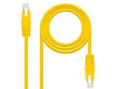 Cable de Red RJ45 UTP Nanocable 10.20.0400-L30 Cat.6/ 30cm - Amarillo