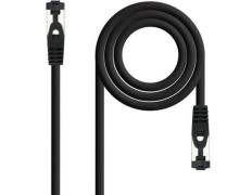 Cable de Red RJ45 SSTP Nanocable 10.20.2000-L25-BK Cat.8.1/ 25cm
