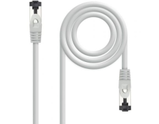 Cable de Red Nanocable CAT8.1 SSTP Latiguillo AWG26 0.5M Gris