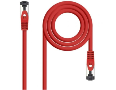 Cable de red NANOCABLE Rojo CAT8.1 SSTP AWG26 0.50m