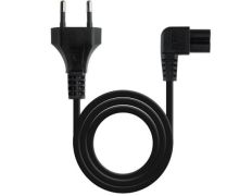 Cable de Alimentación Acodado Nanocable 3m - CEE7/16 Macho C7 Hembra