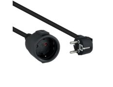 Cable Alargador Nanocable 10.22.0605-BK Schuko Hembra - Schuko Macho 5m