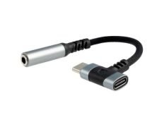 Cable Conversor Audio Nanocable 10.24.1207/ USB Tipo-C Macho - Jack 3.5/ USB Tipo-C Hembra/ 10cm