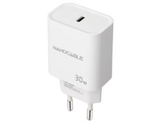 Cargador de Pared Nanocable Tipo-C 1xUSB 30W