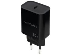 Cargador de Pared Nanocable 10.10.2010/ 1xUSB Tipo-C/ 30W