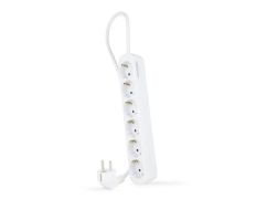 Tomas de Corriente 6 Regleta Nanocable con Cable 1.4m - NANO CABLE