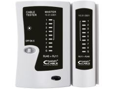 Tester Nanocable para RJ11-RJ12-RJ45 - Modelo 10.31.0301