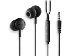 AURICULAR INTRAUDITIVO NGS CROSS DRIFT NEGRO JACK 3.5mm MICROFONO CABLE 120cm CONTROLES - Negros