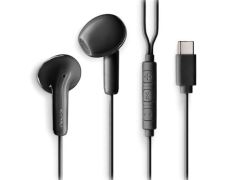 AURICULAR INTRAUDITIVO USB-C NGS CROSS GLIDE MICROFONO CABLE 1.2M COLOR NEGRO - Negros