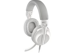 HEADSET USB-C NGS VOX805 USB-C CONTROL DE VOLUMEN 2m MICROFONO REGULABLE ADAPTADOR USB-A BLANCO - Blancos