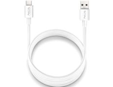 Cable USB 2.0 NGS ZYRO-AC/ USB Macho - USB Tipo-C Macho/ Hasta 15W/ 480Mbps/ 1m