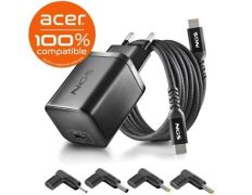 Cargador de Portátil GaN NGS 65W para Acer/ Tipo-C/ Automático/ 4 Conectores