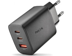 Cargador de Pared NGS Era GaN 65W 2xUSB Tipo-C 1xUSB
