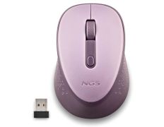 MOUSE NGS WIRELESS DEW LILAC CON NANO RECEPTOR-800/1600 DPI 2,4 GHZ LILA - Lila
