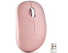 MOUSE NGS WIRELESS FOG PRO ROSA 1000DPI 2 BOTONES NANO RECEPTOR 2.4GHZ - Hasta 1000 DPI