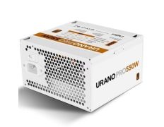 Fuente de Alimentación Nox Hummer Urano Pro White 550W Ventilador 12cm 80 Plus Bronze