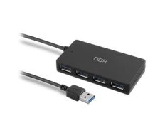 Hub USB 3.0 Nox One - Marca NOX - Periférico para ampliar puertos - Alta velocidad