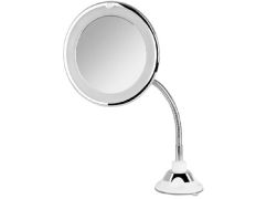 Espejo Cosmético de Pared con Luz Telescópico Orbegozo ESP 1020